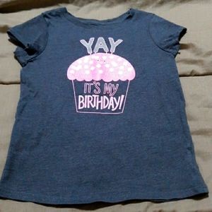 NWOT Cat & Jack birthday tshirt
